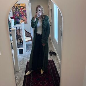 Vintage Penny Lane sweater maxi coat